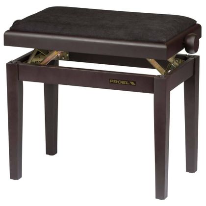 Proel PB90VSRBK Panca Palissandro satinata per pianoforte con seduta in velluto