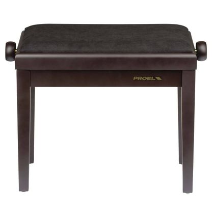 Proel PB90VSRBK Panca Palissandro satinata per pianoforte con seduta in velluto
