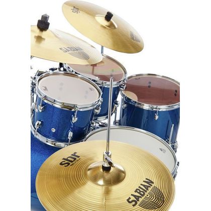 Pearl Export EXX725FBR Electric blue Sparkle Batteria acustica completa blu