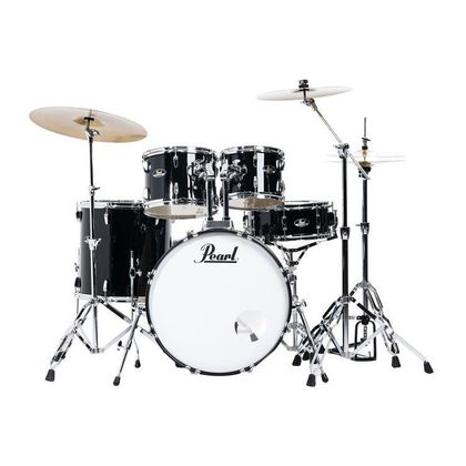 Pearl Roadshow RS525SBC/C31  Jet Black Batteria Acustica 3 con piatti Sabian e Sgabello