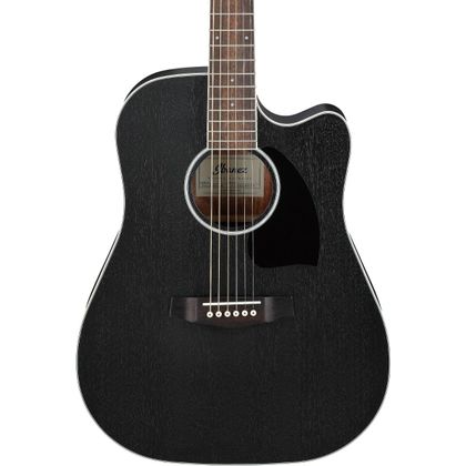 Ibanez PF16MWCE WK Weathered Black Open Pore Chitarra Acustica Elettrificata