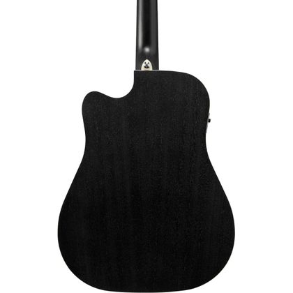 Ibanez PF16MWCE WK Weathered Black Open Pore Chitarra Acustica Elettrificata