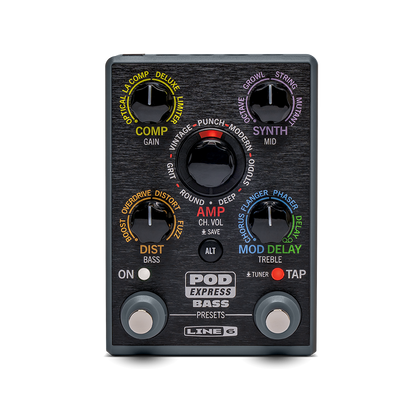 Line6 Pod Express Bass Pedale Multieffetto per Basso