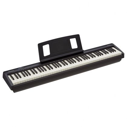 Pianoforte digitale Roland FP-10 BK Black + Supporto originale in legno