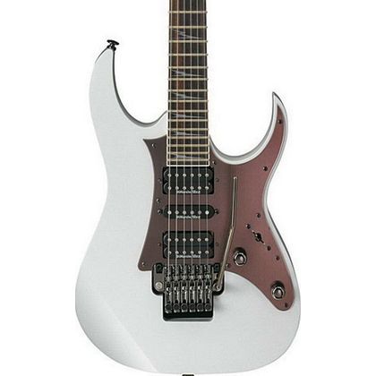 Ibanez Prestige RG2550Z Galaxy White Chitarra elettrica bianca con borsa rigida