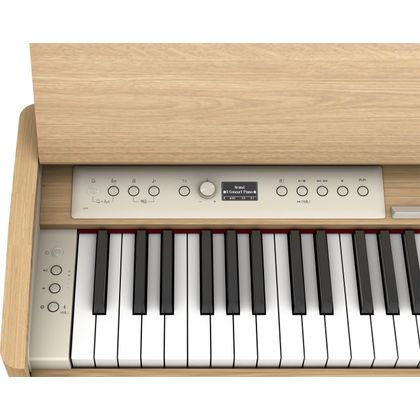 Roland F701 LA Light oak Pianoforte digitale 88 tasti pesati finitura Quercia