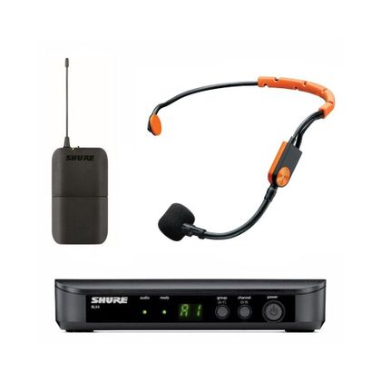 SHURE BLX14E / SM31FH Radiomicrofono wireless per istruttori Fitness (anti sudore)