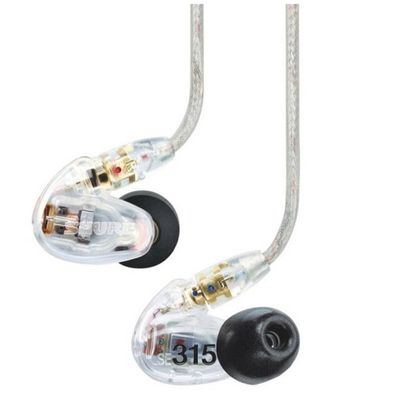 Shure SE315 CLE Auricolari ad isolamento acustico trasparenti