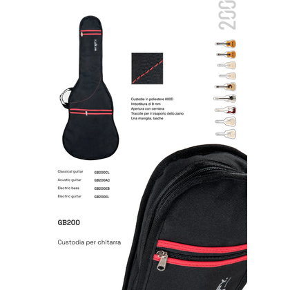 STEFYLINE GB200AC Borsa per Chitarra Acustica