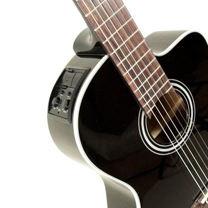 TAKAMINE GC1CE Black Chitarra classica elettrificata nera