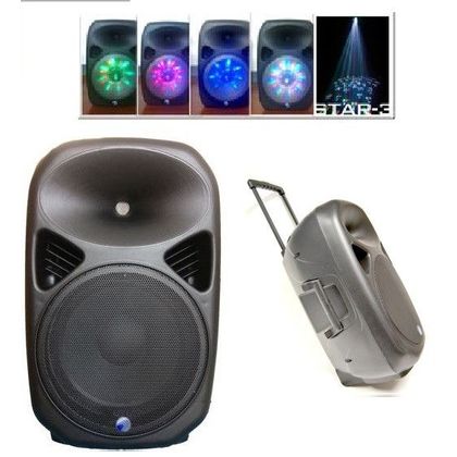 Technosound STAR 3 Cassa portatile con microfono incorporato mp3 usb  Bluetooth