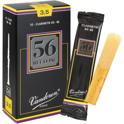 Vandoren Ance Clarinetto Sib 56 Rue Lepic n. 3.5 (confezione da 10)