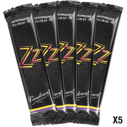 Vandoren ZZ Jazz SR4225 ance per Sax Tenore in Sib n. 2 ½ (Confezione da 5)