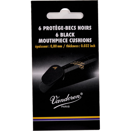 Vandoren Pastiglie proteggi bocchino dello spessore di 0,80 mm - neri