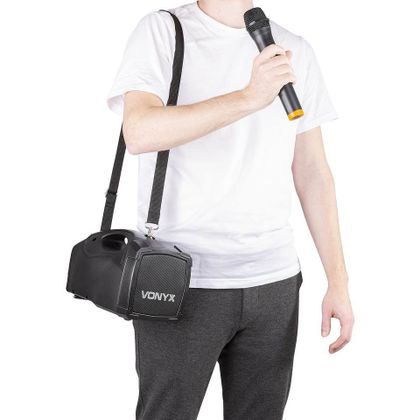 VONYX ST014 Personal PA Wirelless System UHF cassa portatile con microfono