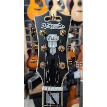 B-STOCK D'angelico Deluxe Mini DC Satin Brown Burst Chitarra Semiacustica