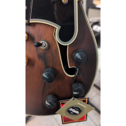 B-STOCK D'angelico Deluxe Mini DC Satin Brown Burst Chitarra Semiacustica