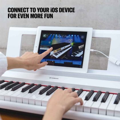 Yamaha NP32 Piaggero White Tastiera dinamica portatile 76 tasti con cuffia omaggio