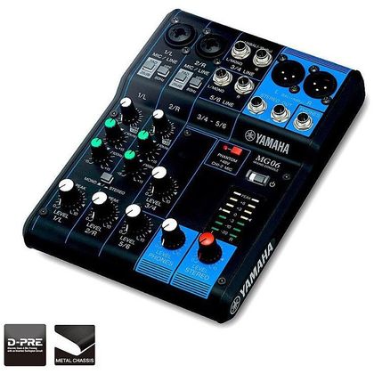YAMAHA MG06 Mixer 6 canali