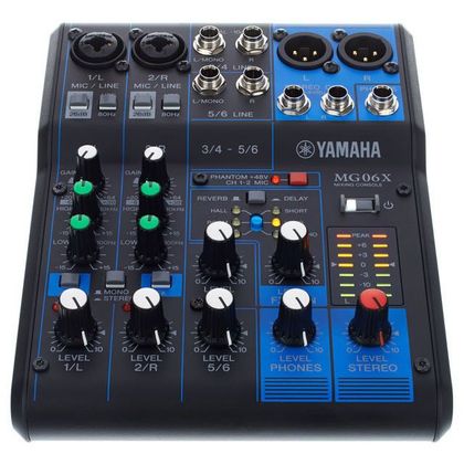 YAMAHA MG06X Mixer 6 canali con effetti