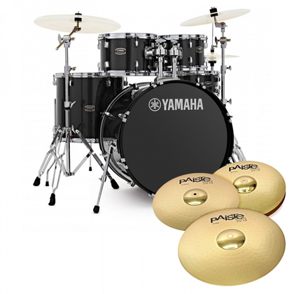 YAMAHA Rydeen Studio 20" Black Glitter + Set piatti Paiste 101