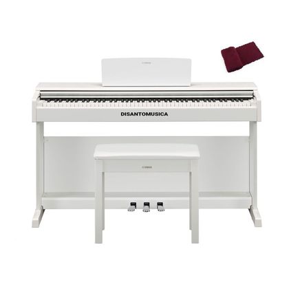 YAMAHA YDP145 White Pianoforte digitale bianco