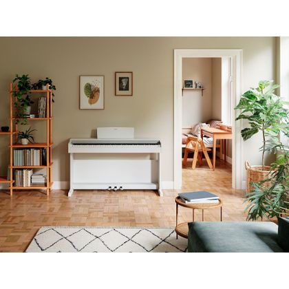 YAMAHA YDP145 White Pianoforte digitale bianco