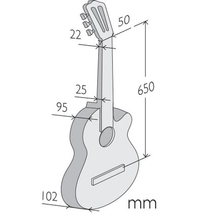 Alhambra Z-Nature CW EZ Chitarra Classica Elettrificata spagnola