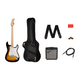Fender Squier Sonic Stratocaster Pack MN 2 color sunburst Pack completo chitarra elettrica