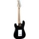 Eko S100 Black Chitarra elettrica nera per bambini 3/4
