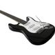 Eko S100 Black Chitarra elettrica nera per bambini 3/4