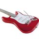 Eko S100 Chrome Red Chitarra elettrica rossa per bambini 3/4