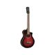 Yamaha APXT2 DRB Dark Red Burst Chitarra acustica amplificata travel rossa