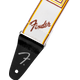 FENDER Weighless 2" Monogrammed Strap White/Brown/Yellow