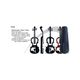 Roling's EV-20 silent Violino elettrico con cuffie e cavo