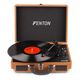 FENTON RP115F Record Player Giradichi a valigetta marrone con Bluetooth