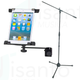 Proel RSM180 Asta a giraffa per microfono + Supporto tablet 