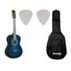 Chitarra classica blu DAM CG851BLS + custodia Rockbag + plettro omaggio