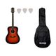 Eko Ranger 6 chitarra acustica Brown Sunburst + custodia rockbag + plettri omaggio