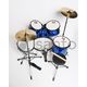 Batteria Acustica Cassa 22" Completa 5 pezzi Blu