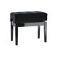 GEWA Panca per Pianoforte Deluxe Compartment Nero Lucido