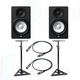 YAMAHA HS5 + Supporti Monitor + Cavi