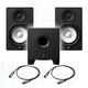 Coppia YAMAHA HS7 + Sub HS8S + Cavi