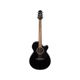 TAKAMINE GF30CE BLK Chitarra acustica elettrificata nera