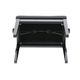 GEWA Deluxe Leather Panca per Pianoforte Regolabile Nero Lucido