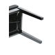 GEWA Deluxe Leather Panca per Pianoforte Regolabile Nero Lucido
