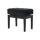 GEWA Panca per Pianoforte Deluxe Compartment Nero Lucido