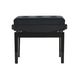 GEWA Panca per Pianoforte Deluxe Compartment Nero Lucido