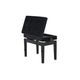 GEWA Panca per Pianoforte Deluxe Compartment Nero Lucido