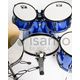 Batteria Acustica Cassa 22" Completa 5 pezzi Blu